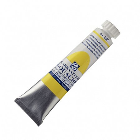 Talens Gouache 20ml - 205 Lemon yellow (primary)