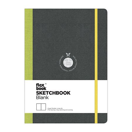 Flexbook Sketchbook Blank A5+ (15,5x21,5cm) - Light Green