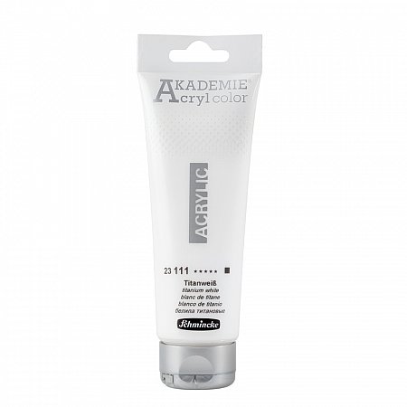 Akademie Acryl 120ml - 111 titanium white