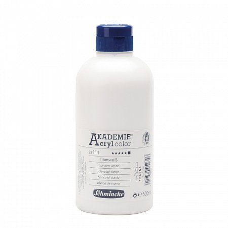 Akademie Acryl, 500ml - 111 titanium white