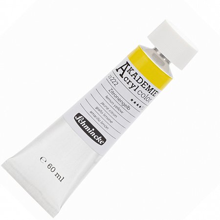 Akademie Acryl, 60ml - 222 lemon yellow