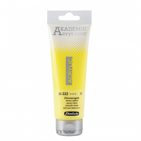 Akademie Acryl, 120ml - 222 lemon yellow