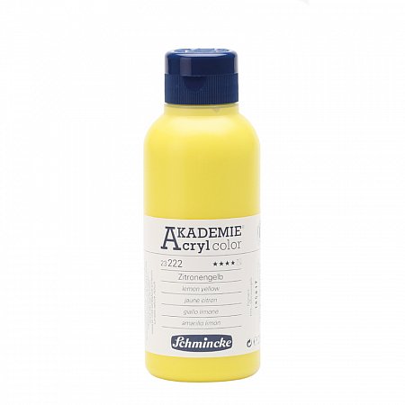 Akademie Acryl, 250ml - 222 lemon yellow