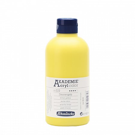 Akademie Acryl, 500ml - 222 lemon yellow