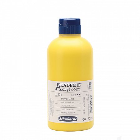 Akademie Acryl, 500ml - 224 primary yellow