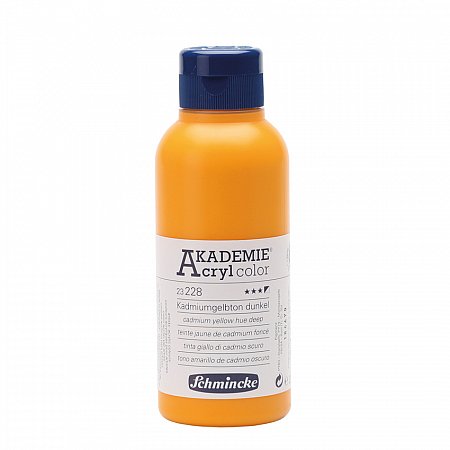 Akademie Acryl, 250ml - 228 cadmium yellow deep hue