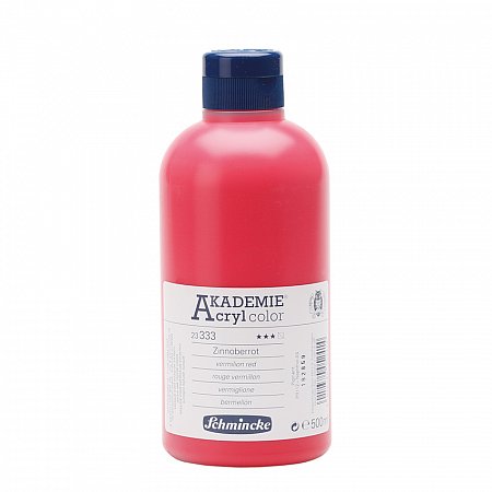 Akademie Acryl, 500ml - 333 vermilion red