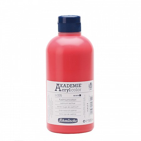 Akademie Acryl, 500ml - 335 cadmium red hue