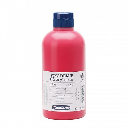 Akademie Acryl, 500ml - 340 carmine red