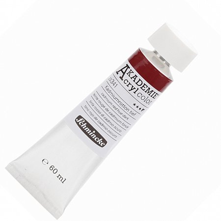 Akademie Acryl 60ml - 341 cadmium red dark hue