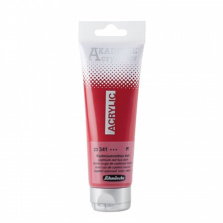 Akademie Acryl 120ml - 341 cadmium red dark hue