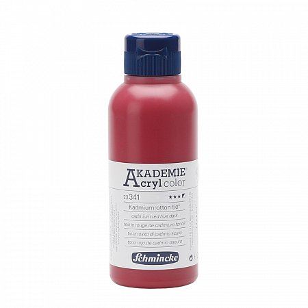 Akademie Acryl, 250ml - 341 cadmium red dark hue