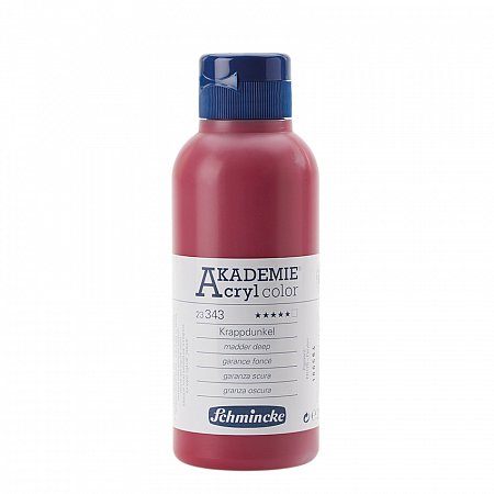 Akademie Acryl, 250ml - 343 madder deep (Alizarine crimson hue)