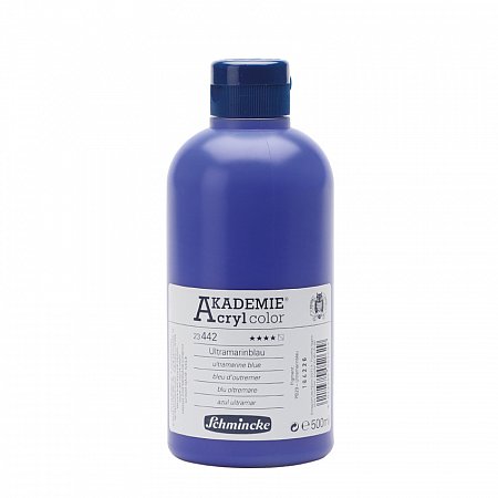 Akademie Acryl, 500ml - 442 ultramarine blue