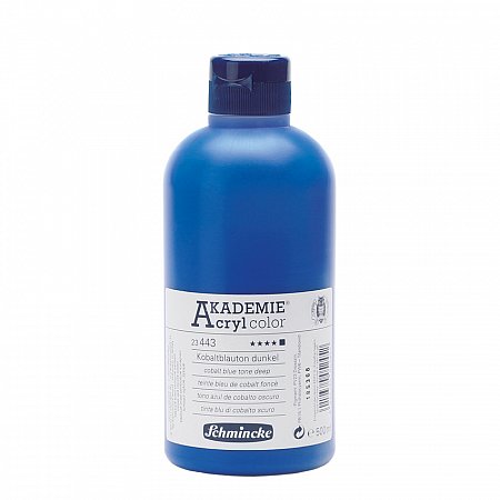 Akademie Acryl, 500ml - 443 cobalt blue deep hue
