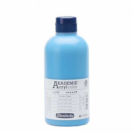 Akademie Acryl, 500ml - 446 primary cyan