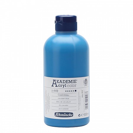 Akademie Acryl, 500ml - 449 cerulean blue