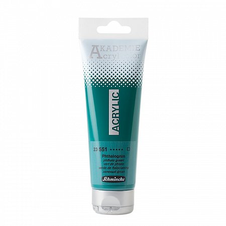 Akademie Acryl 120ml - 551 phthalo green