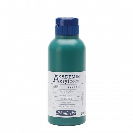 Akademie Acryl, 250ml - 551 phthalo green