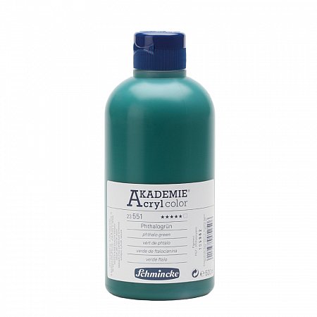 Akademie Acryl, 500ml - 551 phthalo green