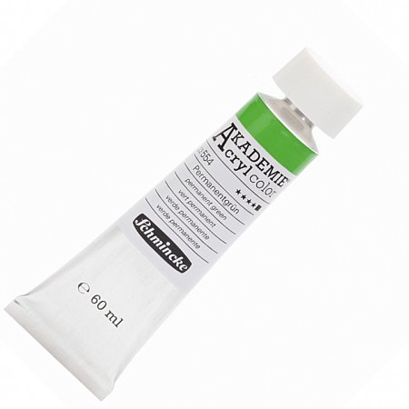 Akademie Acryl, 60ml - 554 permanent green