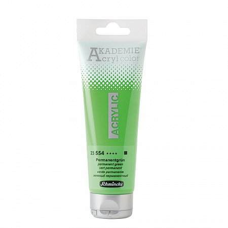 Akademie Acryl 120ml - 554 permanent green