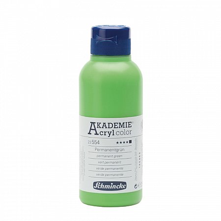 Akademie Acryl, 250ml - 554 permanent green