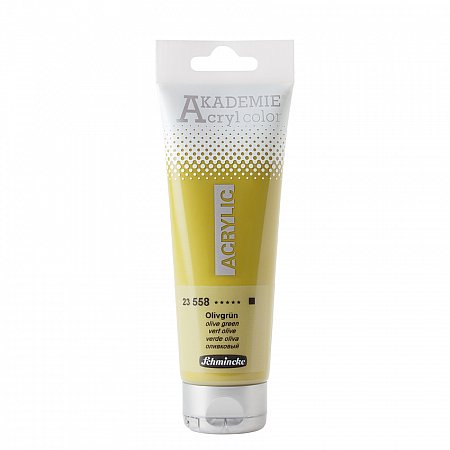 Akademie Acryl, 120ml - 558 olive green