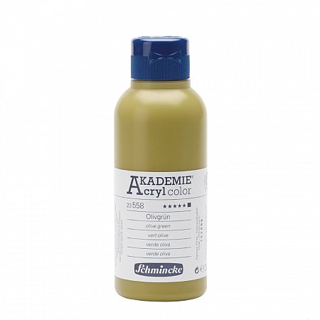 Akademie Acryl, 250ml - 558 olive green