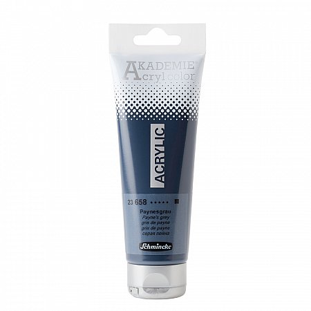 Akademie Acryl 120ml - 658 Paynes grey