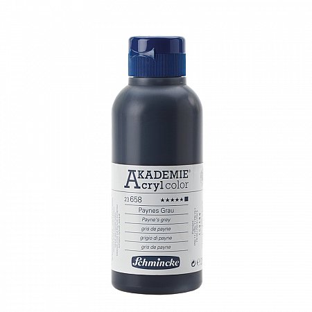 Akademie Acryl, 250ml - 658 Paynes grey