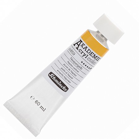 Akademie Acryl, 60ml - 659 Naples yellow