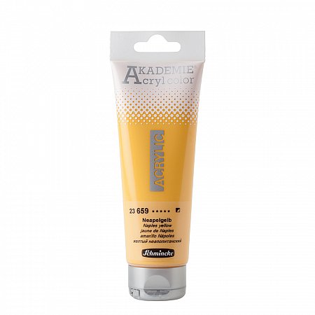 Akademie Acryl, 120ml - 659 Naples yellow