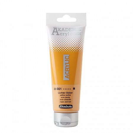 Akademie Acryl 120ml - 661 yellow ochre