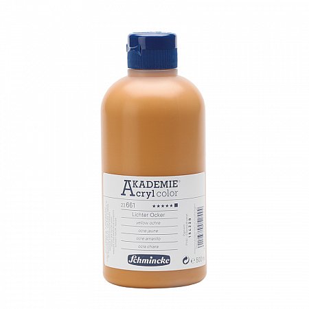 Akademie Acryl, 500ml - 661 yellow ochre