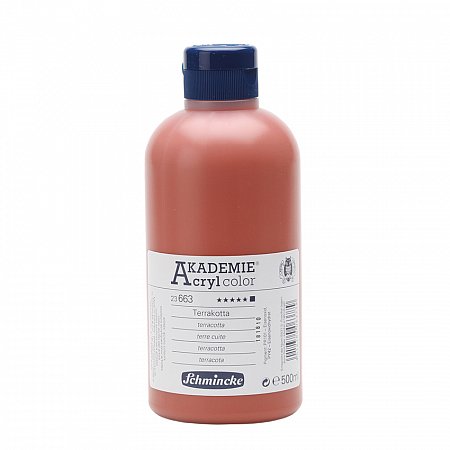 Akademie Acryl, 500ml - 663 terracotta