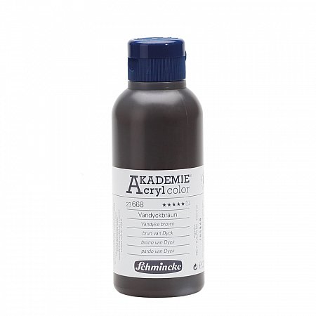 Akademie Acryl, 250ml - 668 Vandyke brown