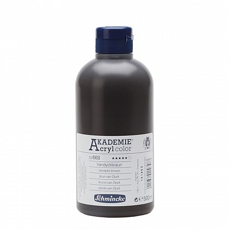 Akademie Acryl, 500ml - 668 Vandyke brown