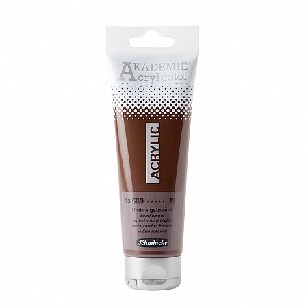 Akademie Acryl 120ml - 669 burnt umber