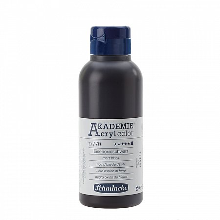 Akademie Acryl, 250ml - 770 Mars black