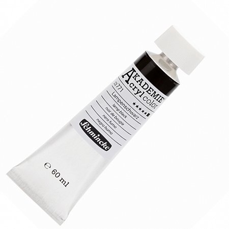 Akademie Acryl, 60ml - 771 lamp black