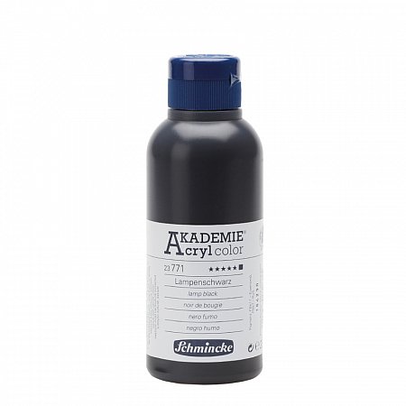 Akademie Acryl, 250ml - 771 lamp black