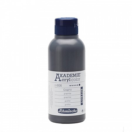 Akademie Acryl, Effect colours 250ml - 806 graphite