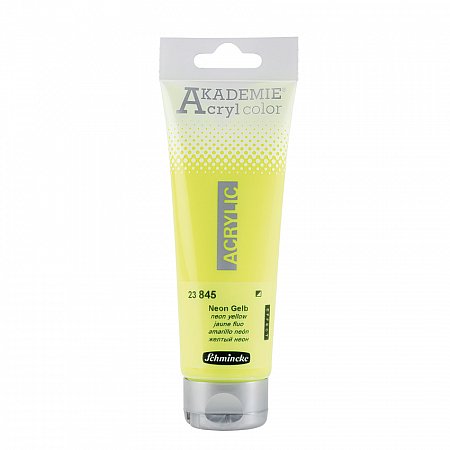 Akademie Acryl, Effect colours 120ml - 845 neon yellow