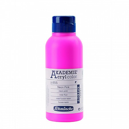 Akademie Acryl, Effect colours 250ml - 855 neon pink