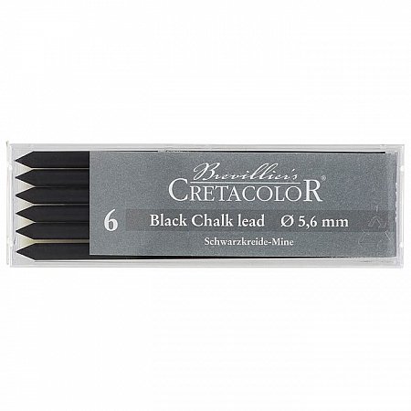 Cretacolor Artist Leads 5,6mm 012 Black chalk