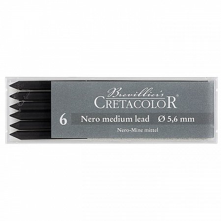 Cretacolor Artist Leads 5,6mm 102 Nero nr 2 - Medium