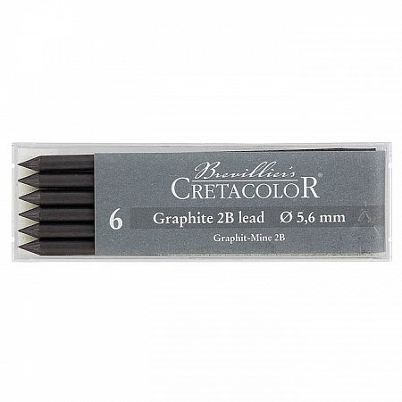 Cretacolor Artist Leads 5,6mm 182 Graphite Laed - 2B