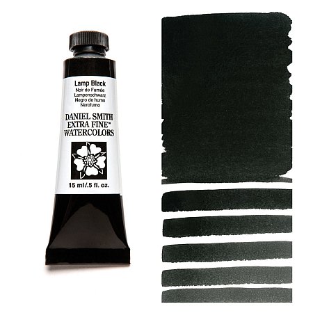 Daniel Smith Watercolor 15ml - 003 Lamp Black.