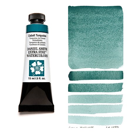 Daniel Smith Watercolor 15ml - 029 Cobalt Turquoise.